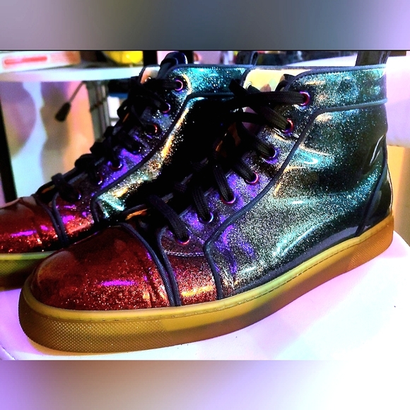 Christian Louboutin Other - *SOLD Christian louboutin red high  Tops SOLD *